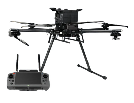 Inspired Flight IF1200A Hexacopter with GS-ONE Ground Control Station (NDAA BLUE UAS)